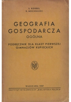 Geografia gospodarcza, 1937 r.