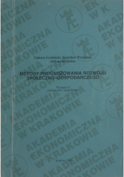 Metody prognozowania rozwoju społeczno-gospodarczego
