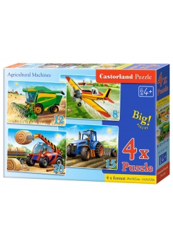 4x1 Puzzle 8-12-15-20 Agricultural Machines