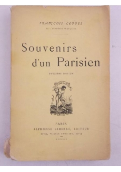 Souvenirs d'un Parisien, 1910 r.
