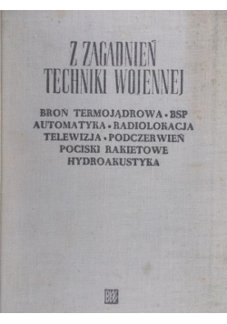 Z zagadnień techniki wojennej