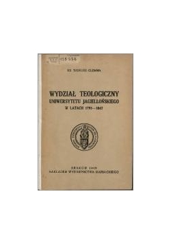 Wydział teologiczny Uniwersytetu Jagiellońskiego, 1949 r.