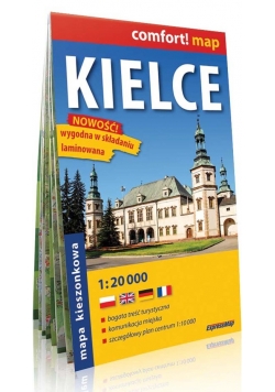 Kielce mapa  kieszonkowa 1:20 000