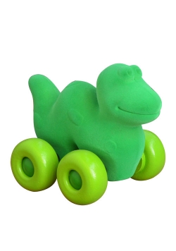 Dinozaur - pojazd, kolor zielony, Rubbabu