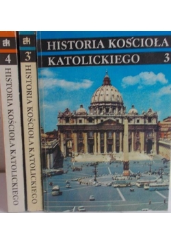 Historia kościoła katolickiego - zestaw 3 książek