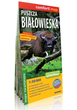 Puszcza Białowieska Mapa turystyczna laminowana 1:50 000