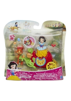 Disney Księżniczki Mini laleczki z pojazdami Sweet Apple Carriage
