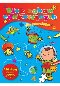 Blok Zabaw edukacyjnych dla czterolatka