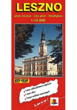 Leszno mapa 1:15 000