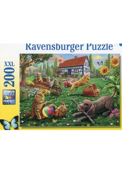 Puzzle XXL 200 Zabawa w ogrodzie