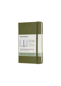 Kalendarz tygodniowy Moleskine oliwkowy