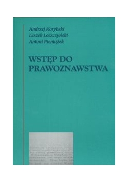 Wstęp do prawoznawstwa