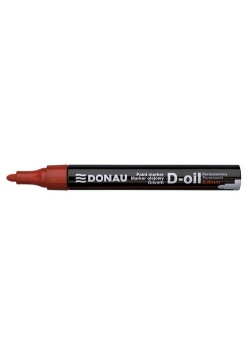 Marker olejowy Donau D-oil okrągły czerwony