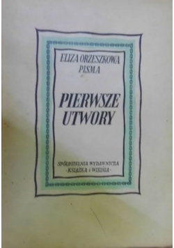 Pierwsze utwory