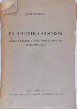 Ex Regestro Arianisimi, 1948 r.
