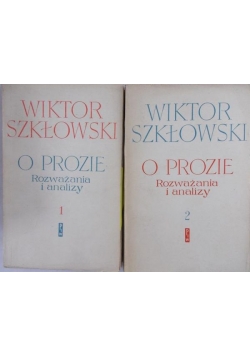 O prozie, rozważania i analizy, t. I-II, Zestaw