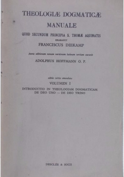 Theologiae Dogmaticae Manuale, 1946 r.