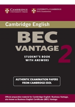 Cambridge BEC Vantage 2 Student's Book with Answers