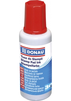 Tusz do pieczątek Donau 30ml czerwony
