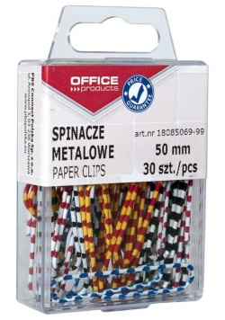Spinacze metalowe 50mm 30 sztuk