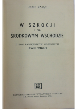 W Szkocji i na środkowym wschodzie