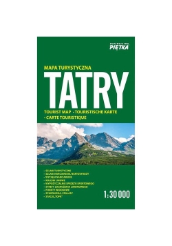 Tatry mapa turystyczna 1:30 000
