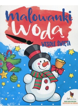 Malowanki wodą Wesołe święta
