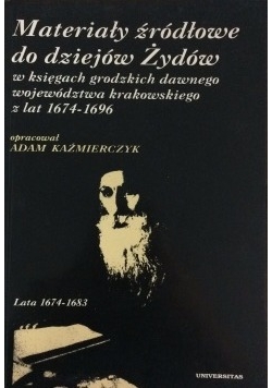 Materiały źródłowe do dziejów Żydów