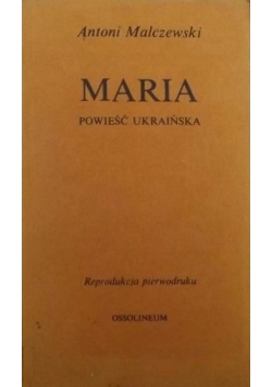 Maria powieść Ukraińska