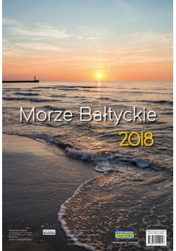 Kalendarz ścienny 2018 Morze Bałtyckie