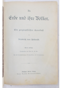 Erde und ihre volker