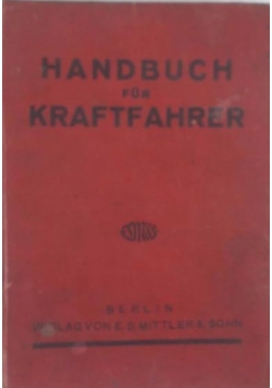 Handbuch fur kraftfahrer, 1932r