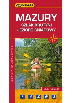 Mazury - Szlak Krutyni, J. Śniardwy Mapa turystyczna 1:60 000