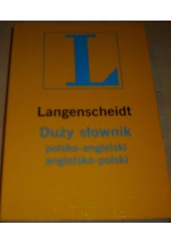 Langenscheidt duży słownik polsko- hiszpański
