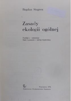 Zasady ekologii ogólnej