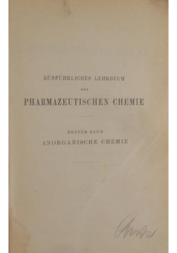 Pharmazeutischen Chemie, 1919 r.