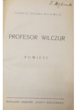 Profesor Wilczur powieść