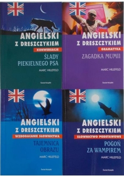 Angielski z dreszczykiem,  zestaw 4 książek