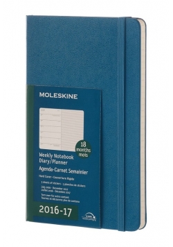Kalendarz Moleskine 18M 2016/17 Tydzień+Notatki L