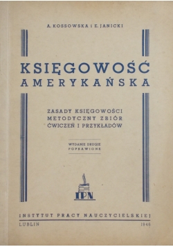 Księgowość Amerykańska, 1946r.