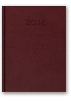 Kalendarz 2018  B5 51D bordowy