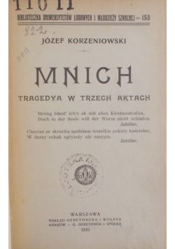 Mnich, 1910r.