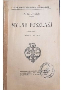 Mylne poszlaki, 1910 r.