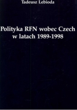 Polityka RFN wobec Czech w latach 1989-1998