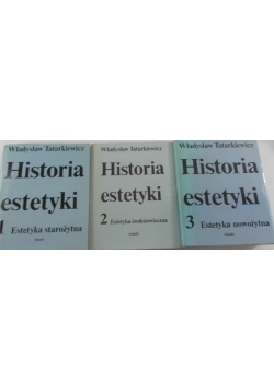 Historia estetyki, Tom I-III