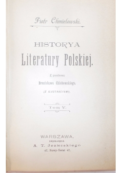 Historia literatury polskiej Tom V
