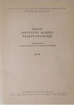 Prace Instytutu maszyn przepływowych