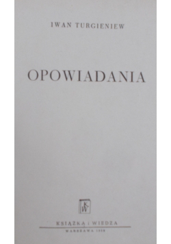 Opowiadania , 1950 r.