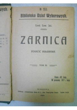 Zarnica, t. III, 1908 r.