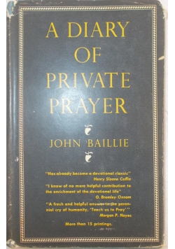 A diary of private prayer